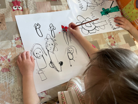 Oslava velikonočních svátků u Šikulků